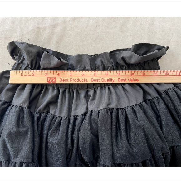 Vintage MALCO MODES Extra Full Short Petticoat  in Black - M - Picture 7 of 7
